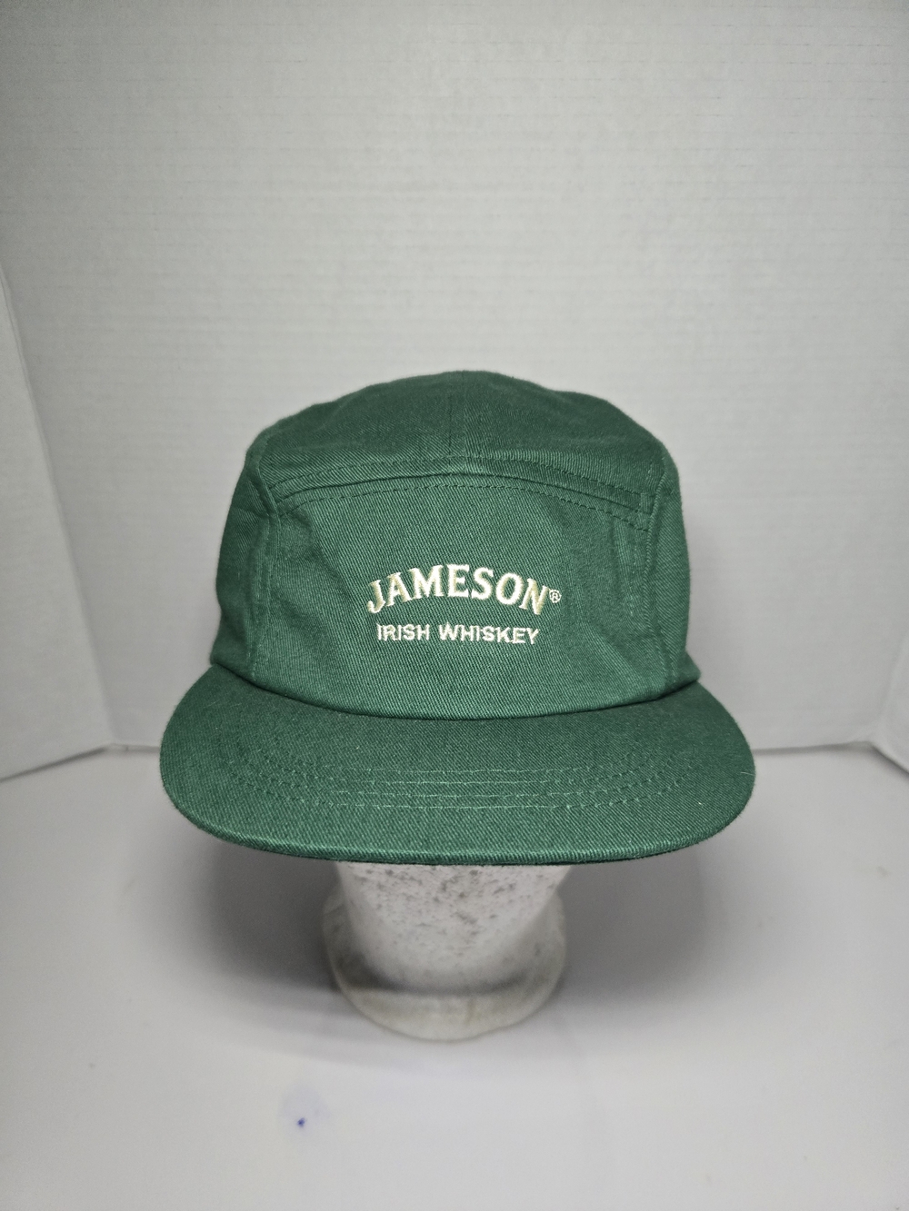 Jameson Green 5 Panel Cap - 'Jameson Irish Whiskey' Embroidered